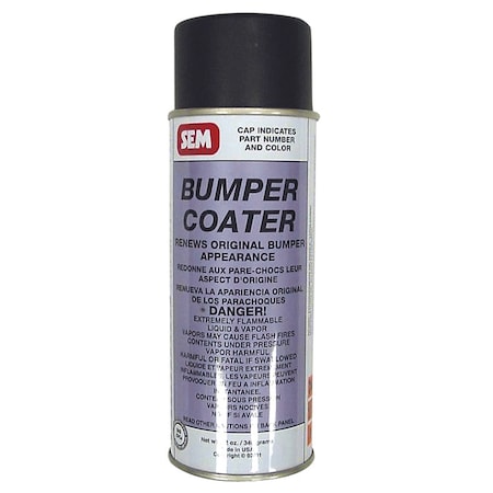 Sem Paints Bumper Coater, Flexible Black 39103